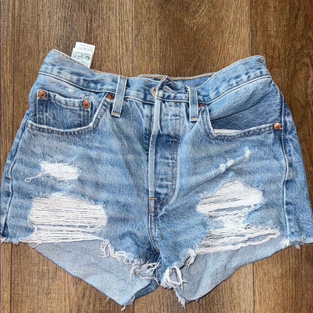 Levi's 501 Denim Shorts Size 26
